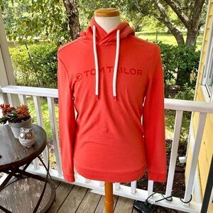 Tom Tailor Mikina Light Orange Hoodie. Medium.